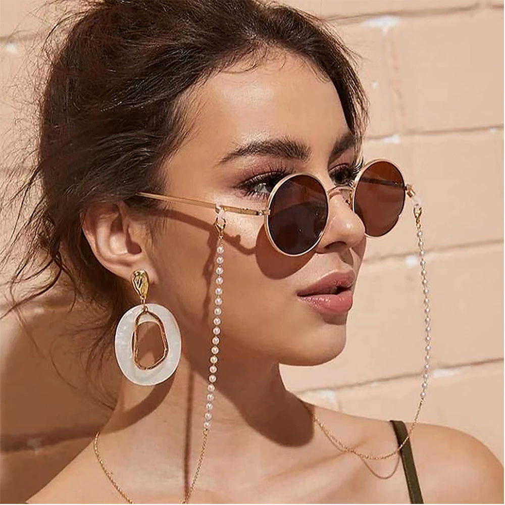 Sunglass Retainer Cord - 2025 Catena per occhiali Perla d'imitazione