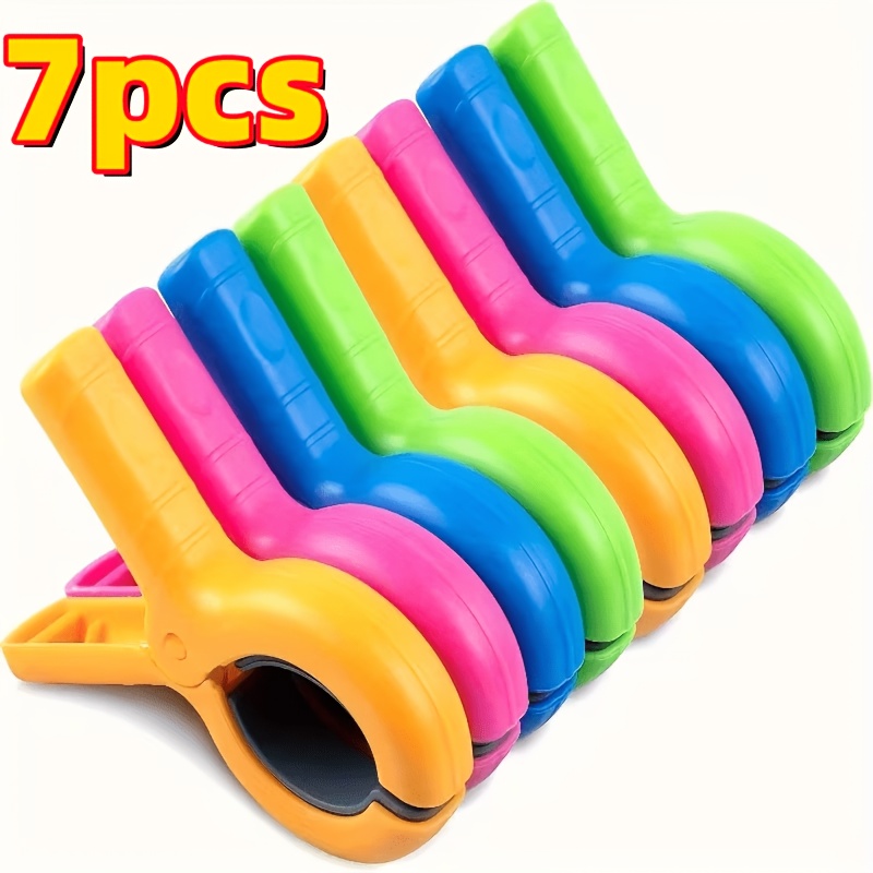 Beach Towel Large - Set di 7 Clip Extra Grandi