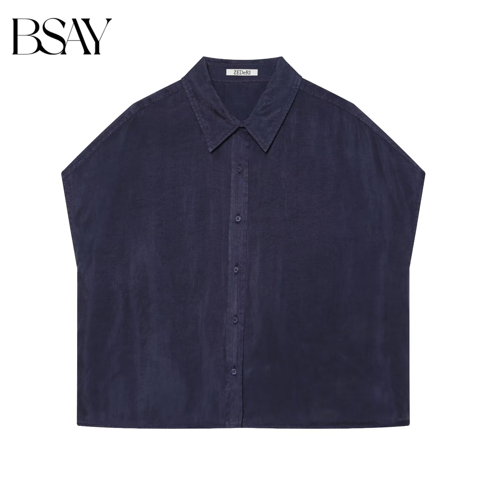 Shirt Camp Collar - BSAY Nuova Camicia da Donna alla