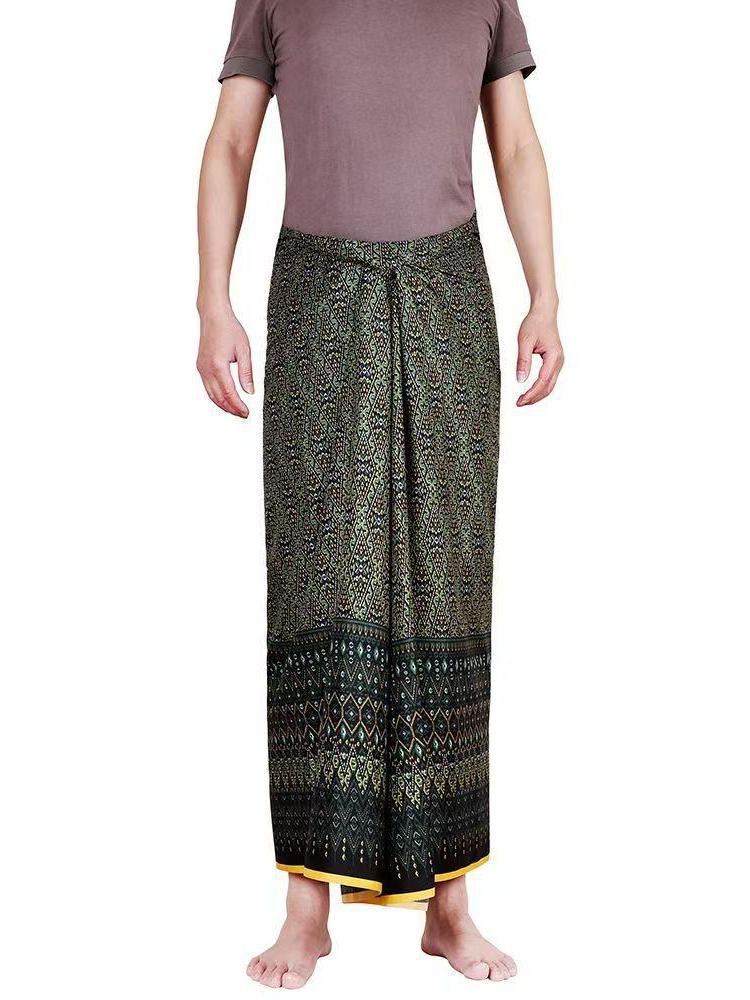 Sarong Men Wrap - Sarong Unisex Longyi Lungi Batik, Gonna