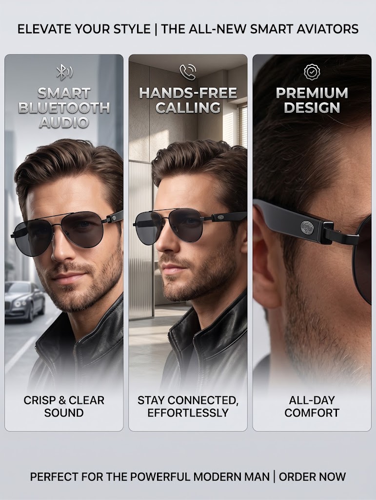 Occhiali da Sole Aviator Smart - Sunglasses Aviator Polarized recensione e prezzo