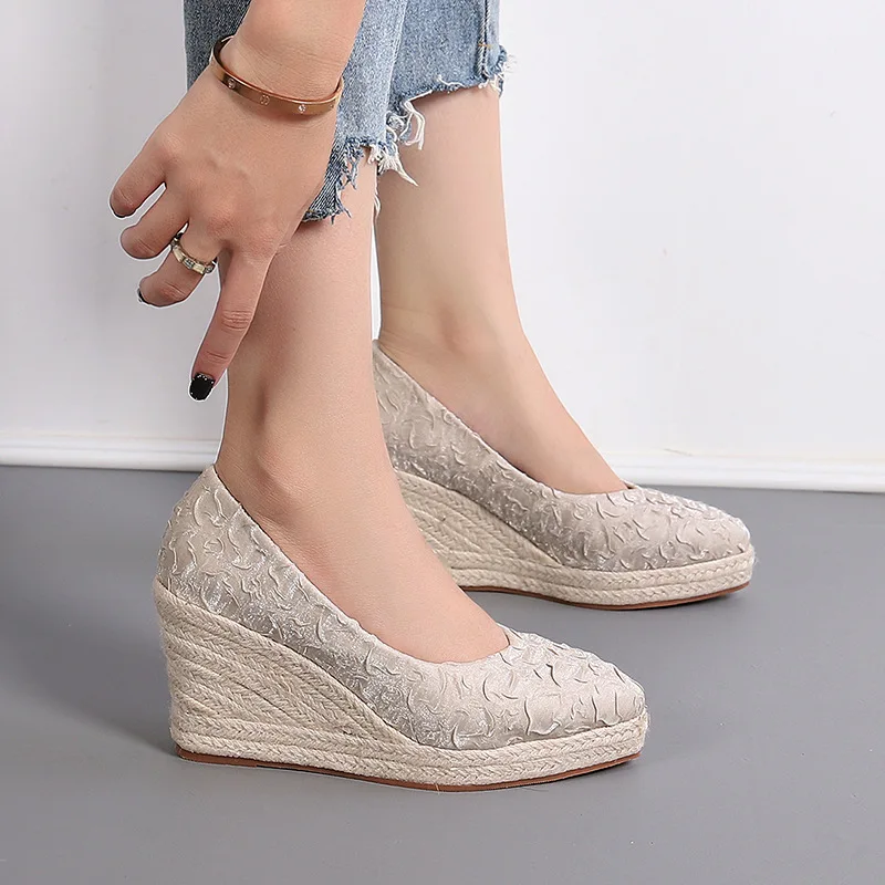 Scarpe con zeppa e plateau con - Espadrille Slip On recensione e prezzo