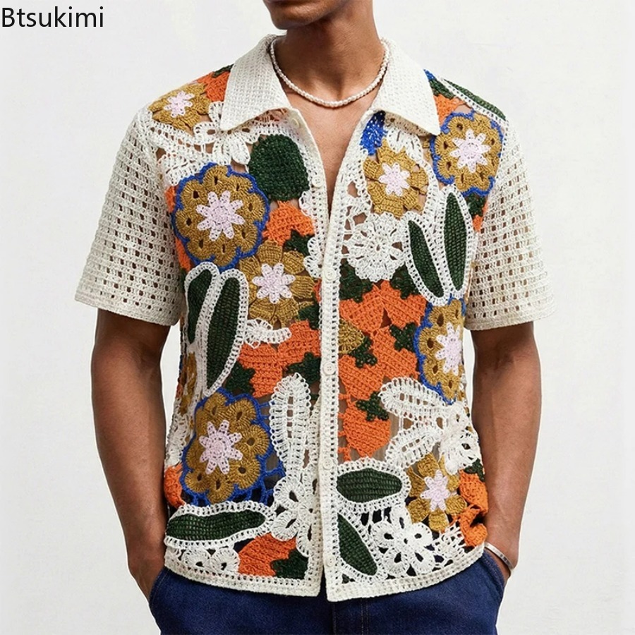 Polo da uomo retrò in maglia f - Shirt Camp Collar recensione e prezzo